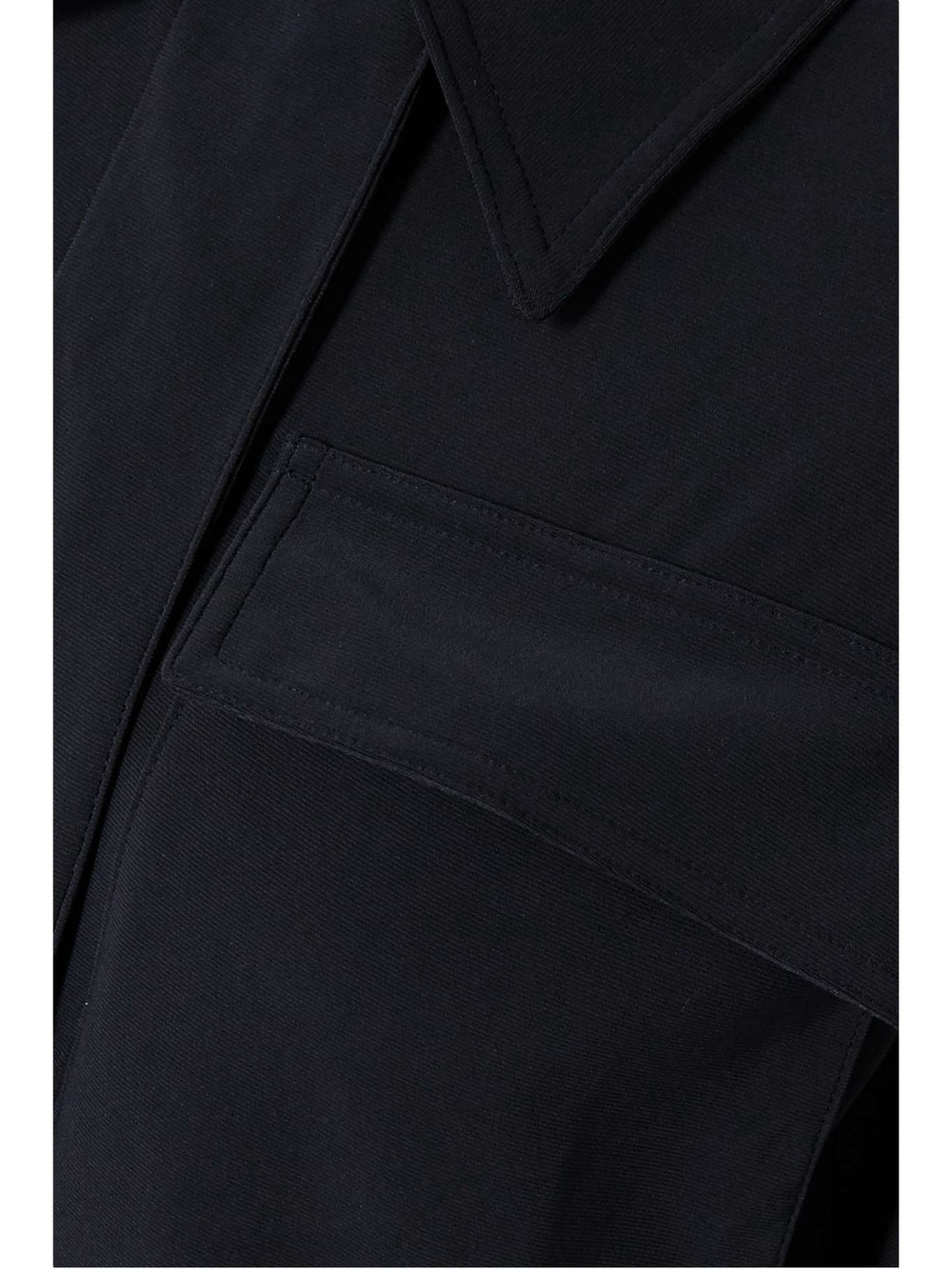 Norma Kamali turtle cargo jumpsuit Black Utility Zip-Front Jacket size M - Picture 5 of 14